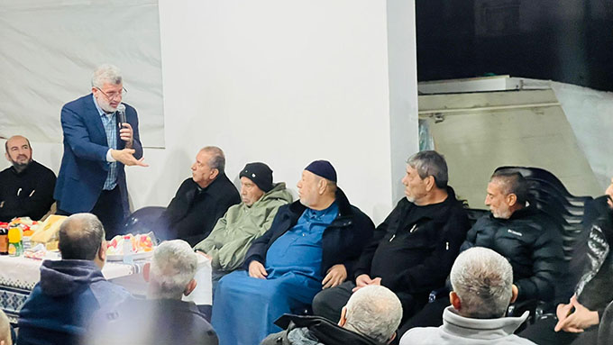 العشرات من الاهالي في جلجولية يشاركون في اللقاء الايماني بمناسبة الإسراء والمعراج